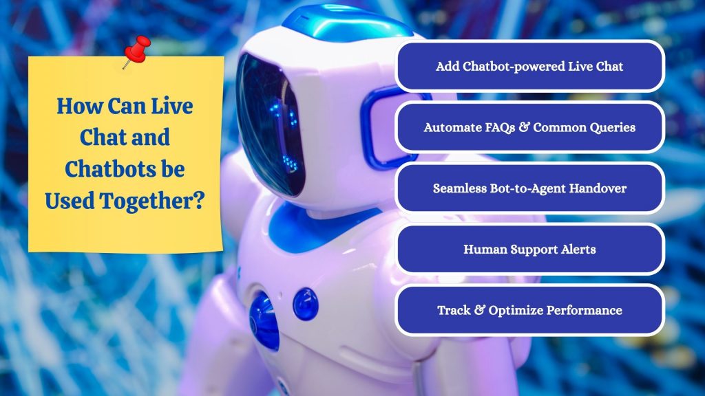 How Can Live Chat and Chatbots be Used Together