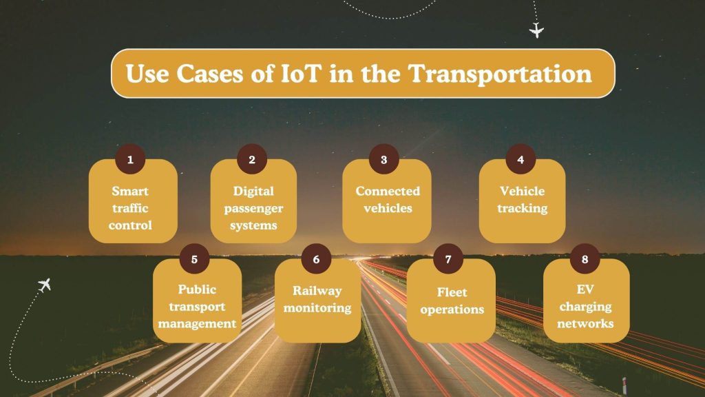 Use Cases of IoT in the Transportation