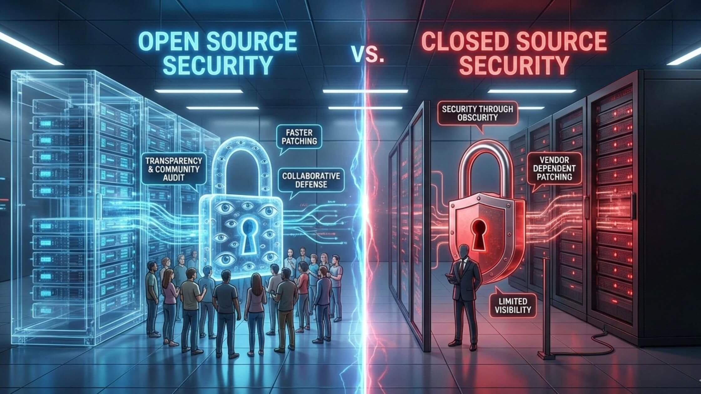 Open Source vs Closed Source Security: A Complete Comparison