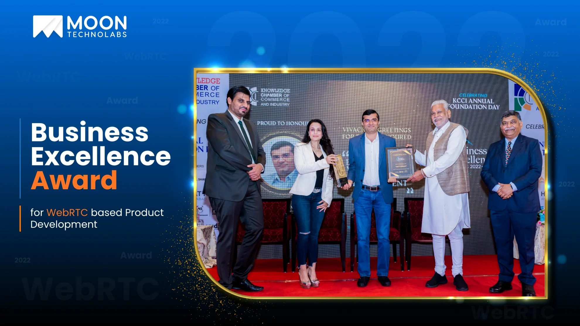 Business Excellence Award 2022 - Moon Technolabs