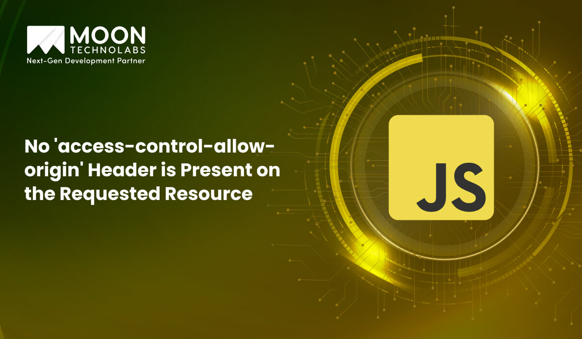 No 'access-control-allow-origin' Header is Present
