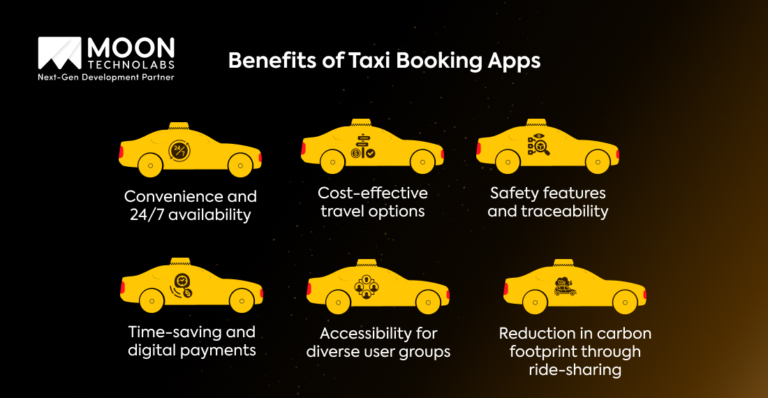 Taxi Booking App Development Benefits