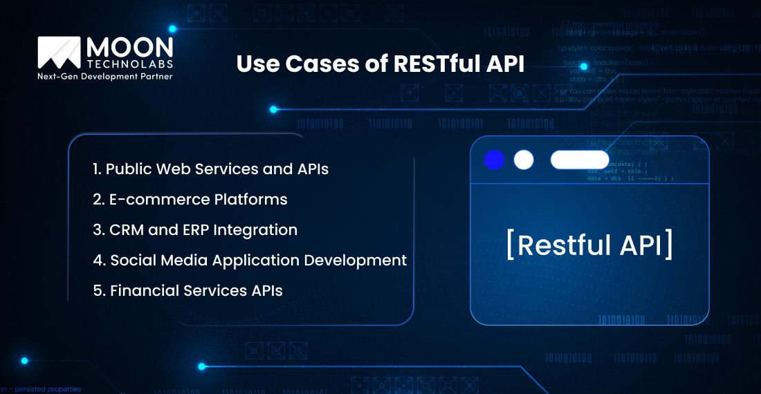 Use Cases of RESTful API