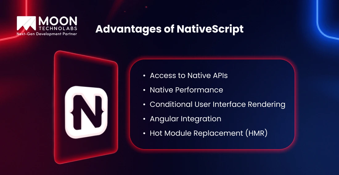 Advantages of NativeScript