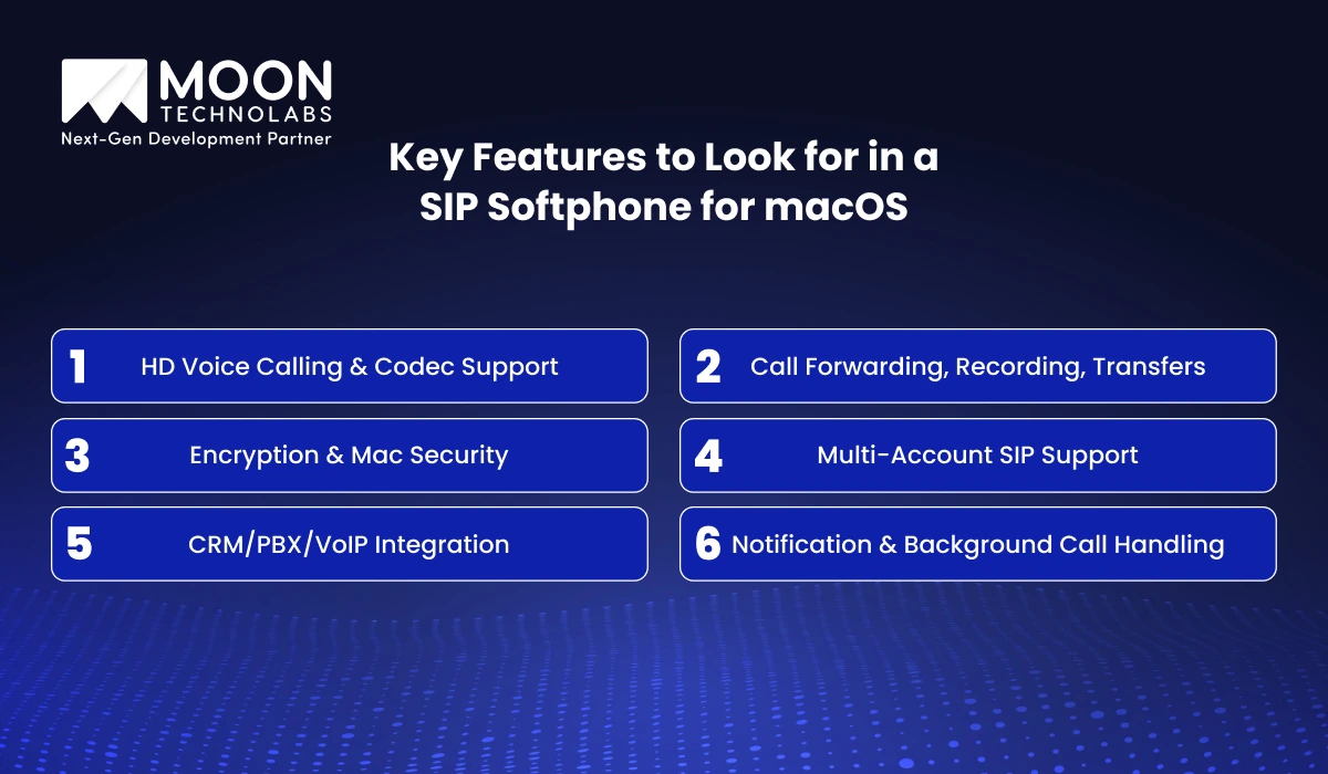 Key Features to Look for in a SIP Softphone for macOS