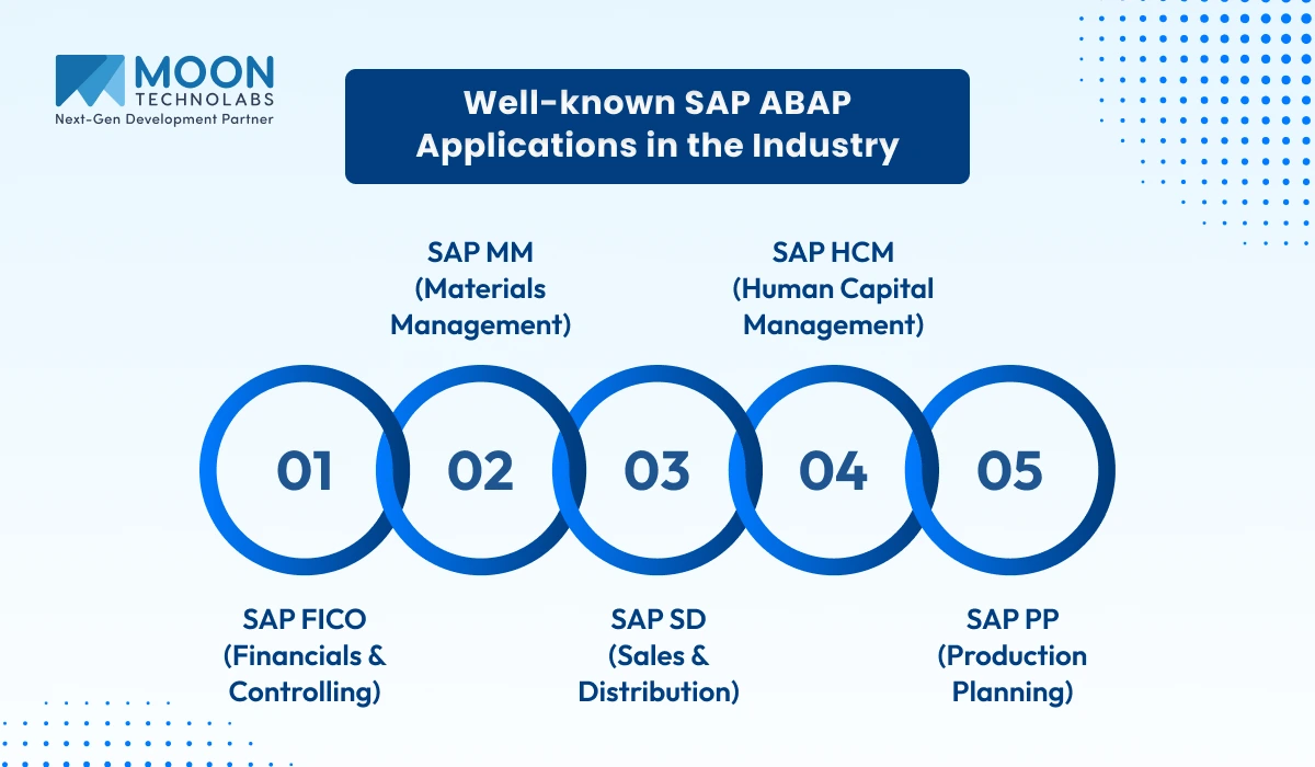 Well-known SAP ABAP Applications in the Industry