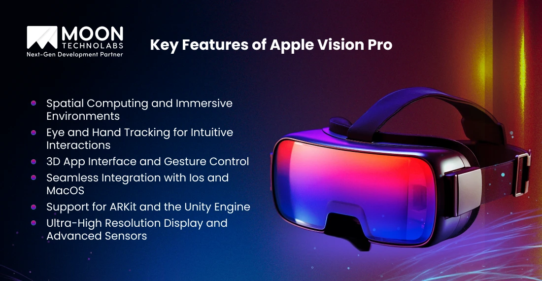 Key Features of Apple Vision Pro