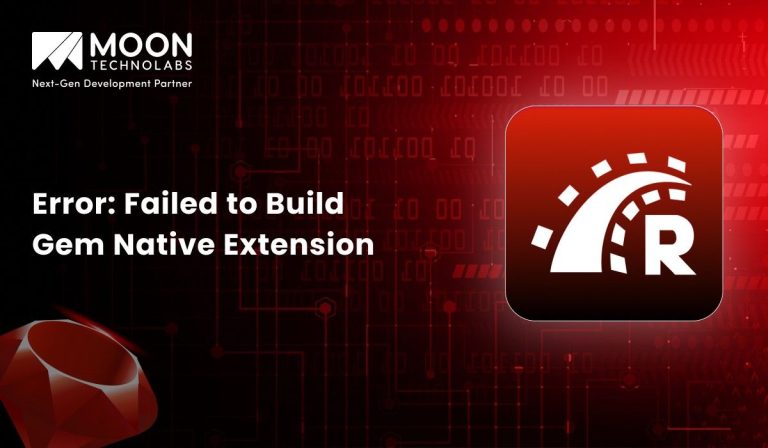 error: failed to build gem native extension