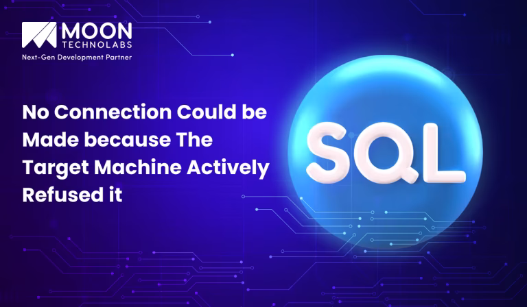 no connection could be made because the target machine actively refused it